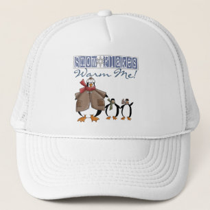 Snowflakes Warm Me Holiday Tshirts and Gifts Trucker Hat