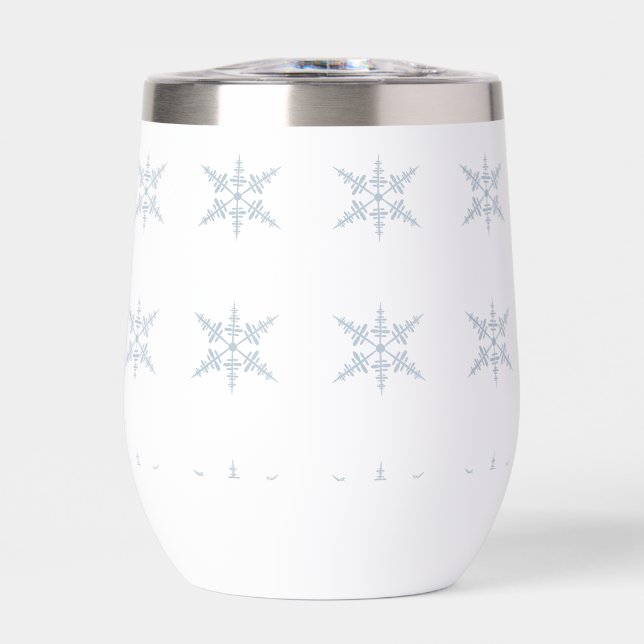 Snowflakes Water Bottle (Front)
