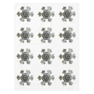 Snowflakes White Tablecloth
