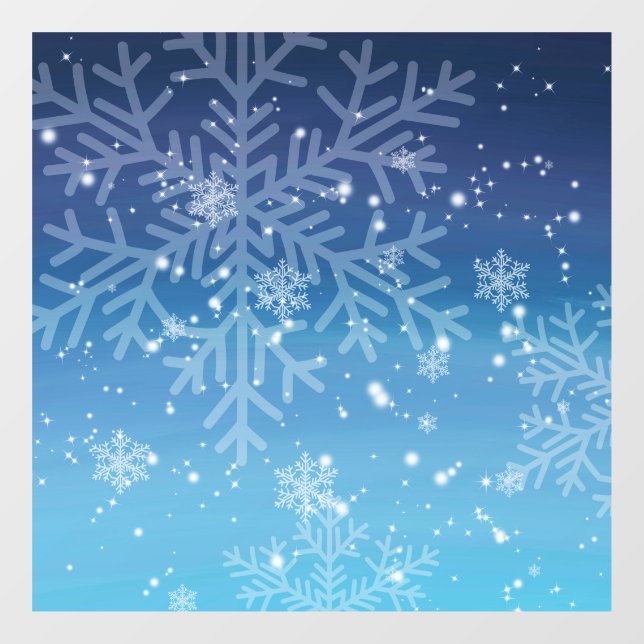 Snowflakes Window Cling (Sheet)