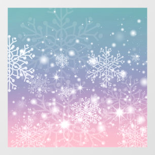 Snowflakes Window Cling