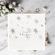 Snowflakes winter  Baby shower