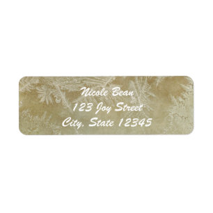 Snowflakes Winter Ice Rustic Kraft Invitations