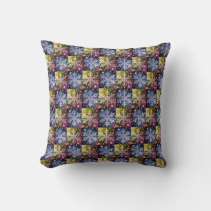 Snowflakes Winter Night / 1974 / Sangria Basic Cushion