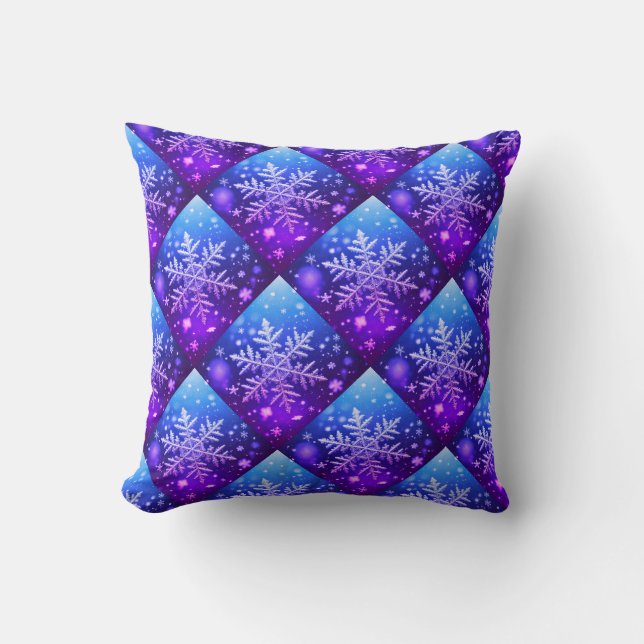 Snowflakes / Winter Night / Miami Cushion (Front)