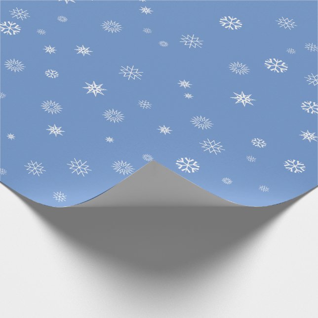 Snowflakes Wrapping Paper (Corner)