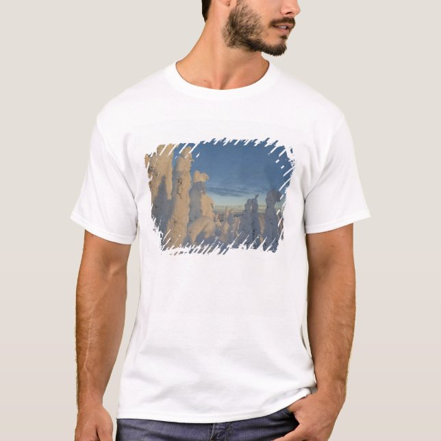 Snowghosts at sunset at Whitefish Mountain 2 T-Shirt (Front)