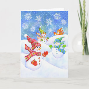 SnowGirls Holiday Card