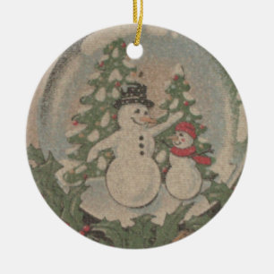 Snowglobe Ceramic Tree Decoration