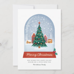 Snowglobe Greeting Card