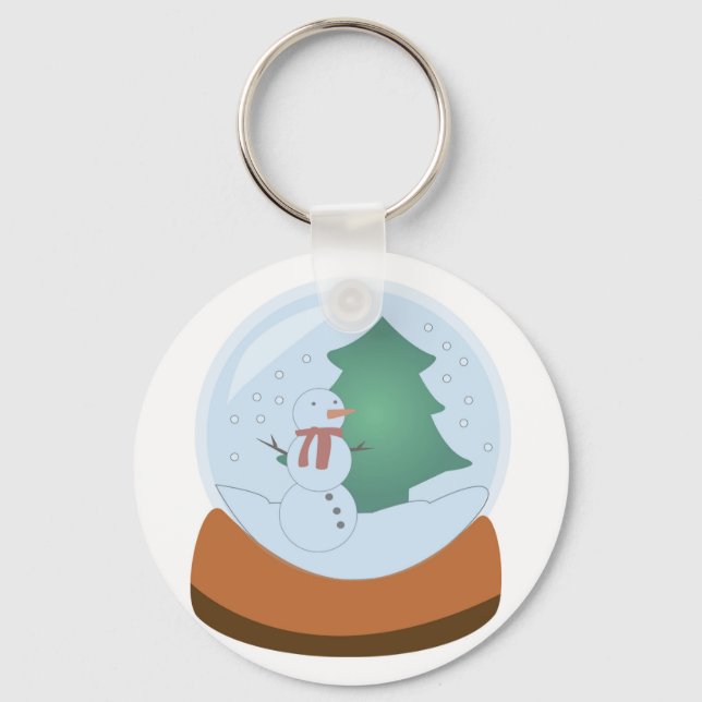 Snowglobe Key Ring (Front)