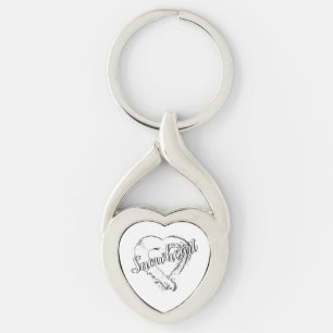 Snowheart Keychain