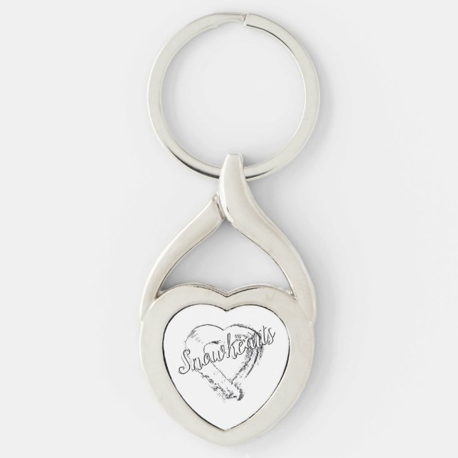 Snowhearts Keychain (Front)