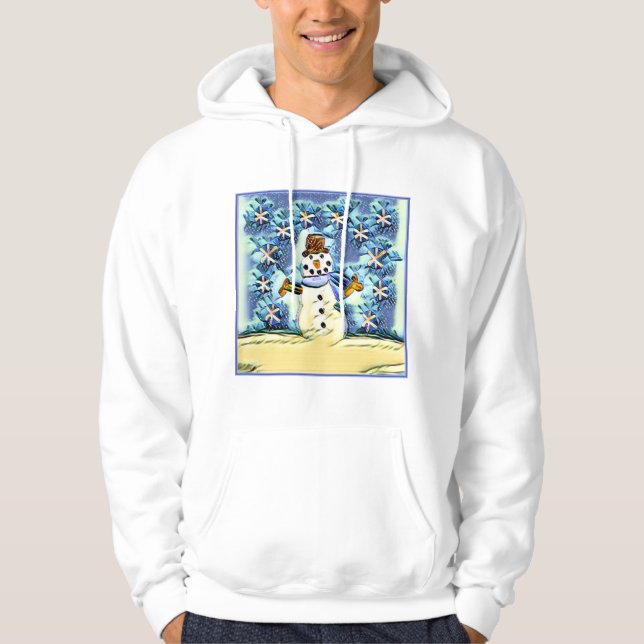 Snowie Snowman Hoodie (Front)