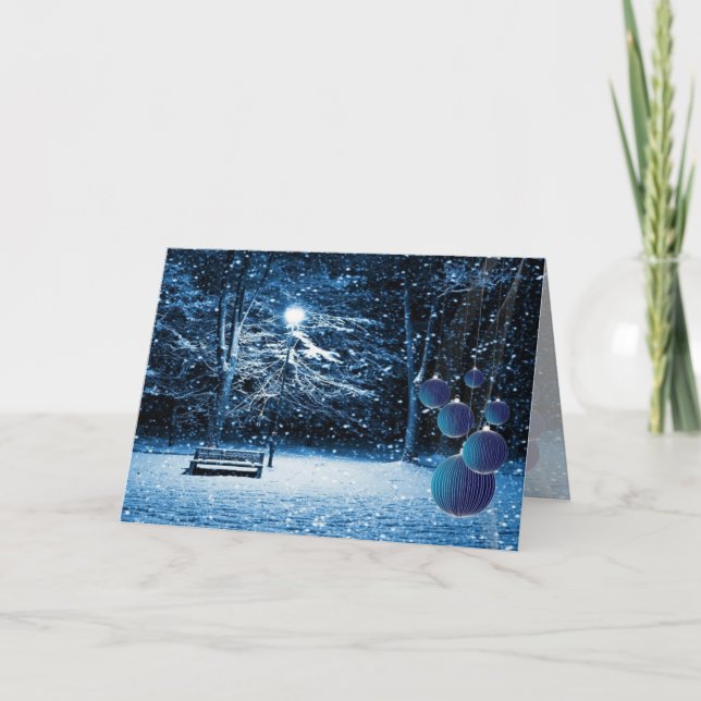 Snowing Christmas Card (Front)