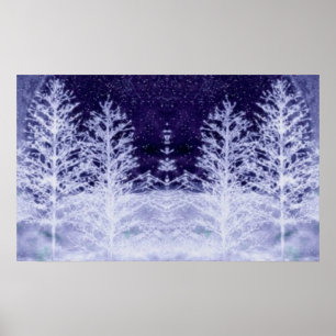 Snowing Night Poster