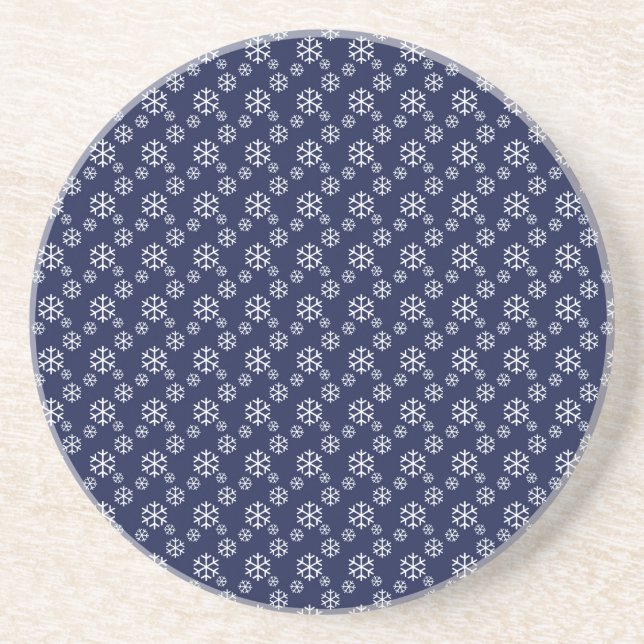 Snowing on Christmas Eve Coaster (Front)