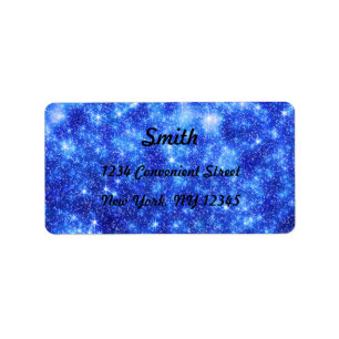 Snowing Snow Night Return Address Label