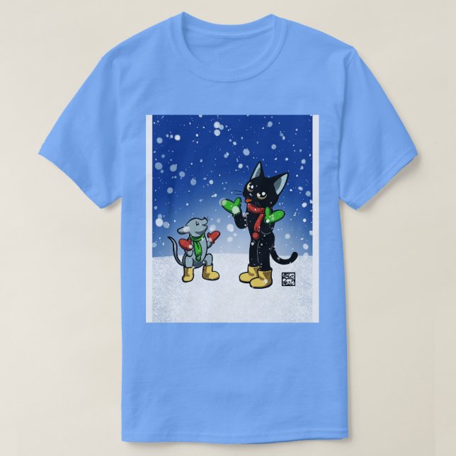Snowing T-Shirt (Design Front)