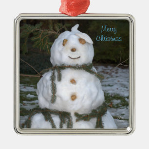 Snowlady Seashell Christmas Metal Tree Decoration