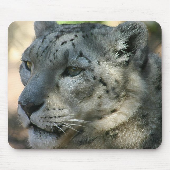 snowleopard mouse mat (Front)