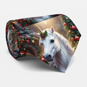 Snowlight: The Enchanted Christmas Unicorn Tie
