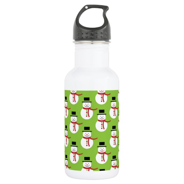 Snowman 001 532 ml water bottle (Front)