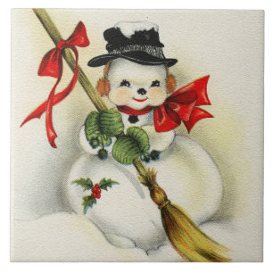 Snowman 001 tile