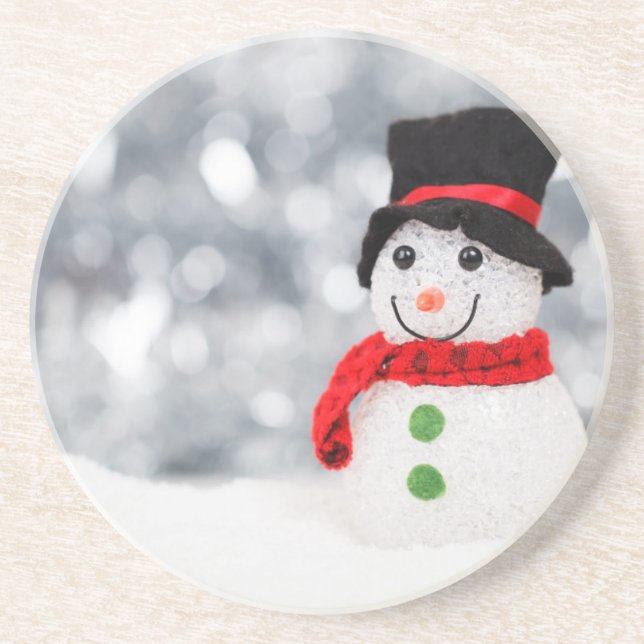 Snowman 002 coaster (Front)