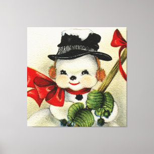 Snowman 004 canvas print