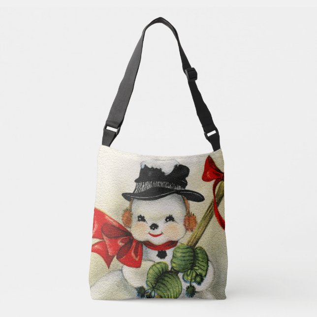 Snowman 004 crossbody bag (Front)