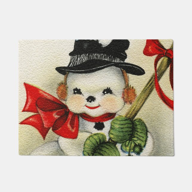 Snowman 004 doormat (Front)