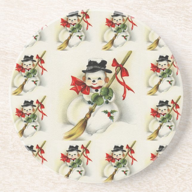 Snowman 009 coaster (Front)