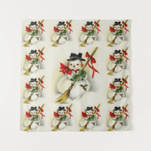 Snowman 009 tapestry