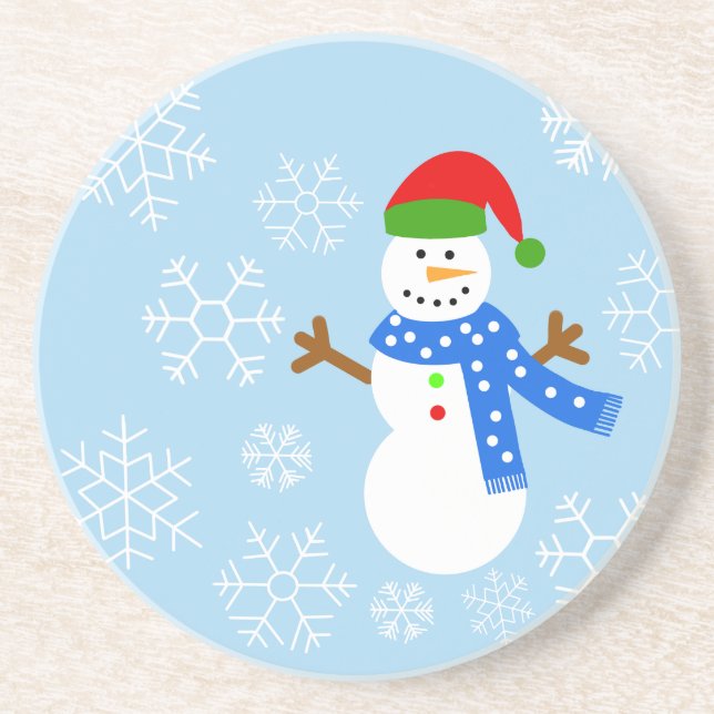 Snowman #1 Coaster (Front)