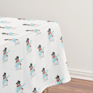 Snowman 2 tablecloth