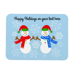 Snowman #3 Magnet