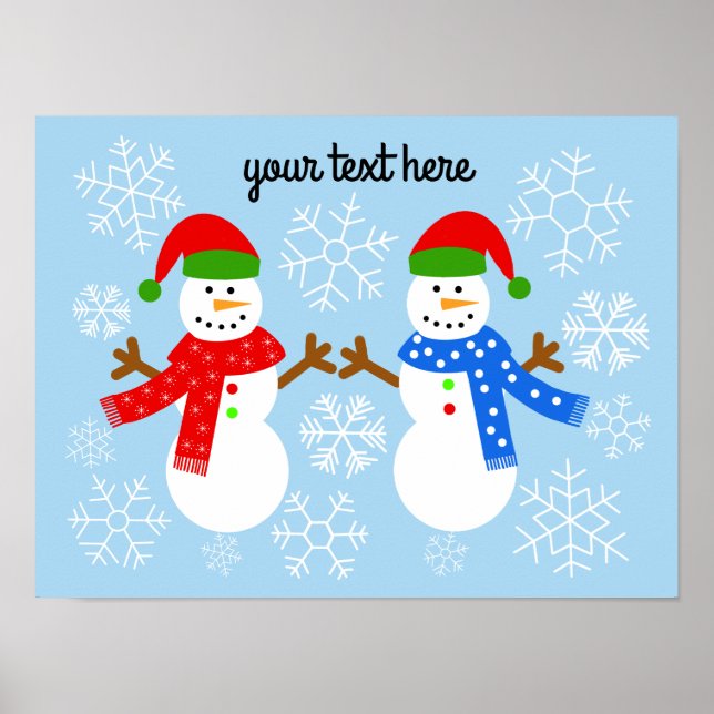 Snowman #3 Poster (Front)