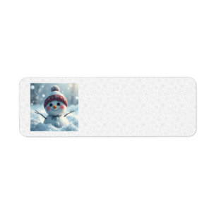 Snowman Address Labels