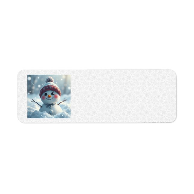 Snowman Address Labels (Front)