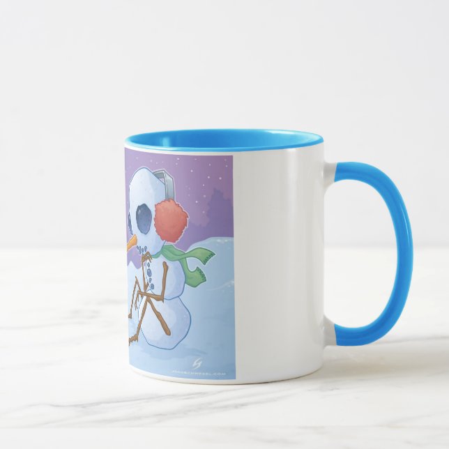 Snowman and Dragon Mug (Right)