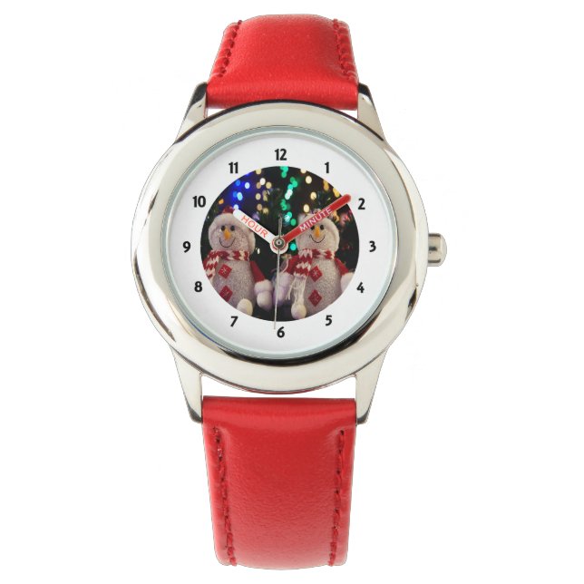 Snowman and Family ornaments on Tree Watch (Front)