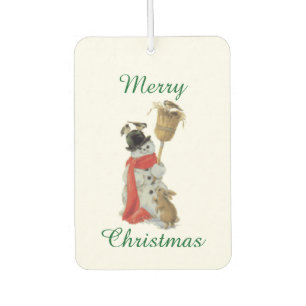 Snowman And Friends Car Air Freshener