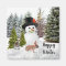 Snowman and Friends Happy Winter Season Fridge