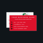 Snowman and Girl Dancing Christmas Business Card<br><div class="desc">Personalised Business Name and Contact Information Professional Modern Business Cards - Add Your Business Name - Company / Business Sector - Industry / Phone / E-mail / Website / Facebook - Contact Information - Choose / Add Your Favourite Background and Text / Font Colours - Resize and move or remove...</div>