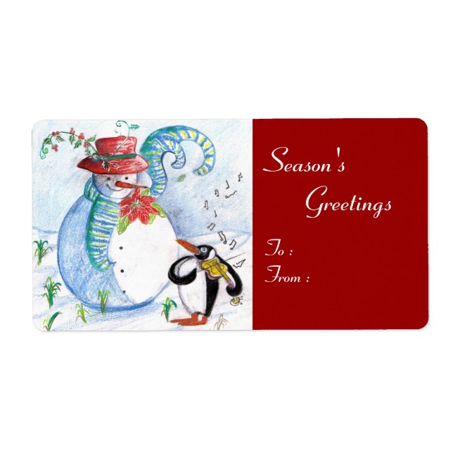 SNOWMAN AND PENGUIN'S WINTER SERENADE (Front)