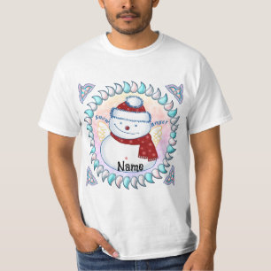 Snowman Angel t-shirts