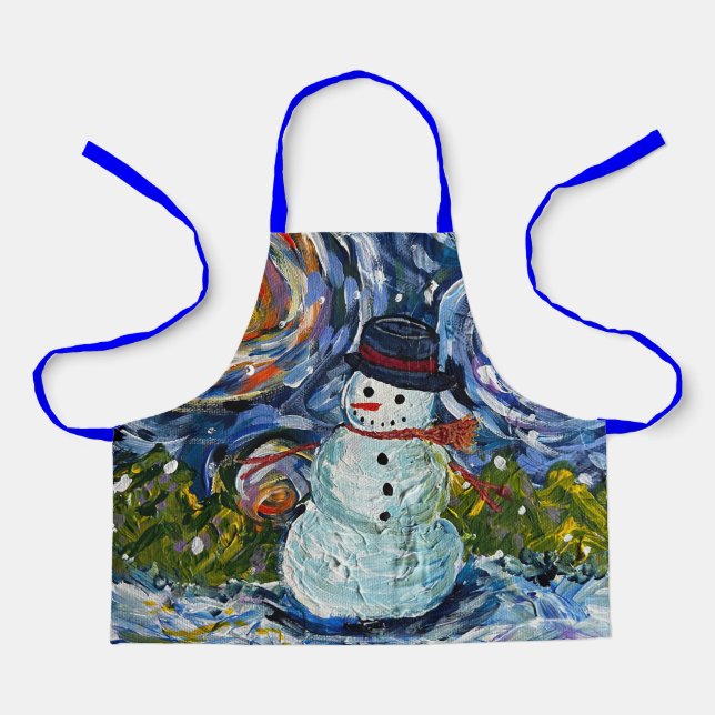 Snowman Apron (Front)