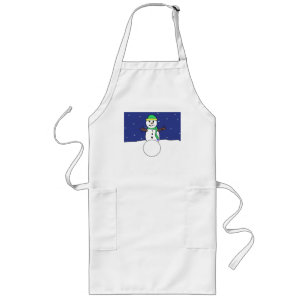 Snowman apron