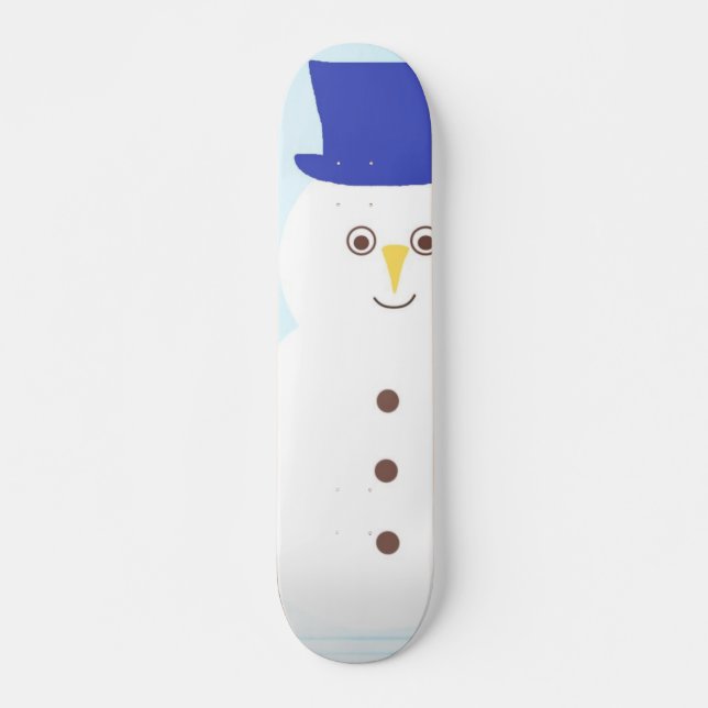 snowman art skateboard (Front)